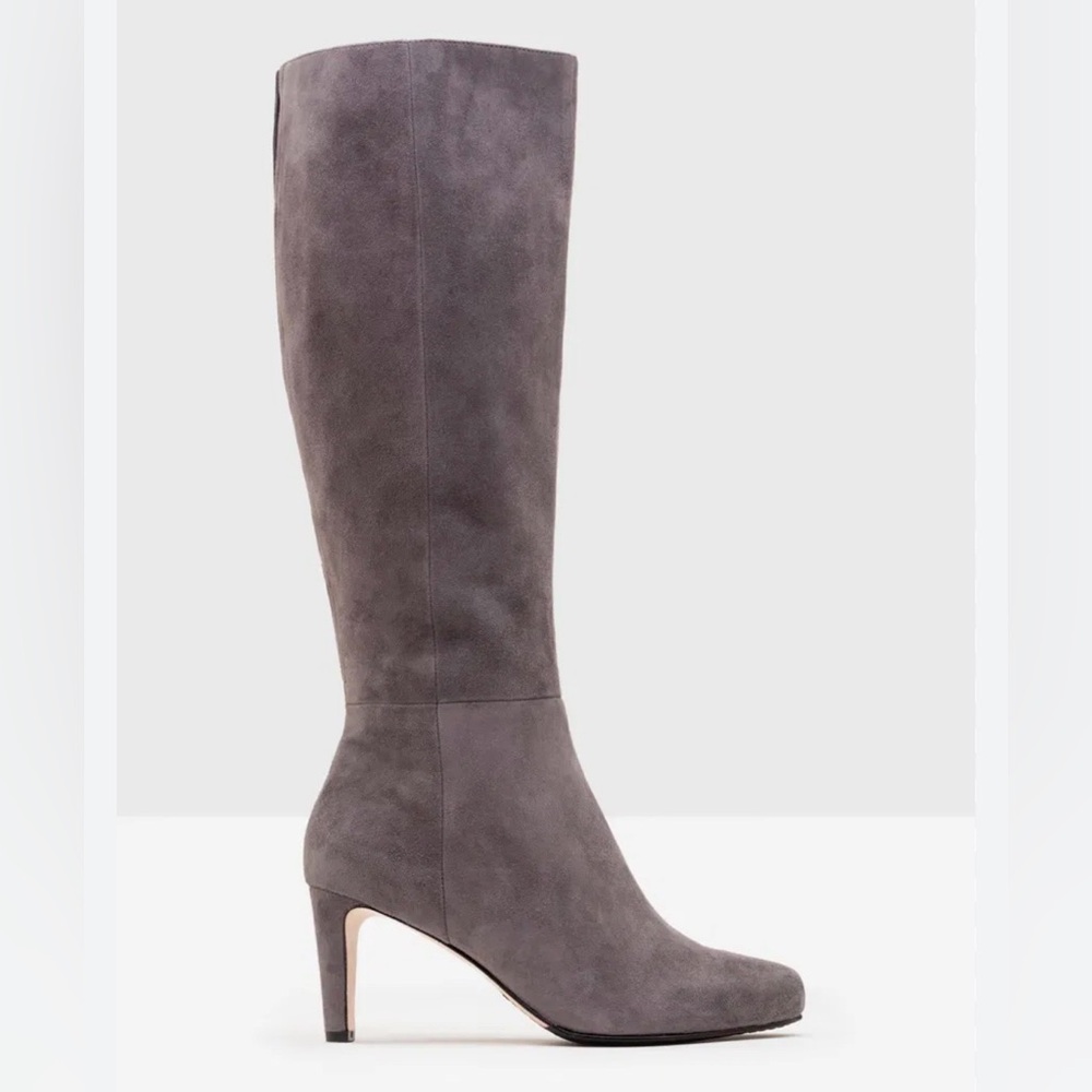Boden Knee High Gray Suede‎ Boots Size 5.5 (36)